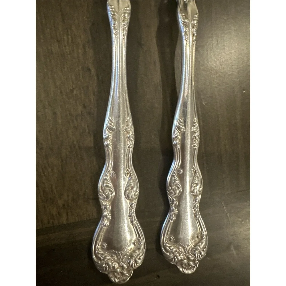 2 Pcs International‎ ORIENT-VENICE Dinner Fork Holmes & Edwards Silverplate 1904
